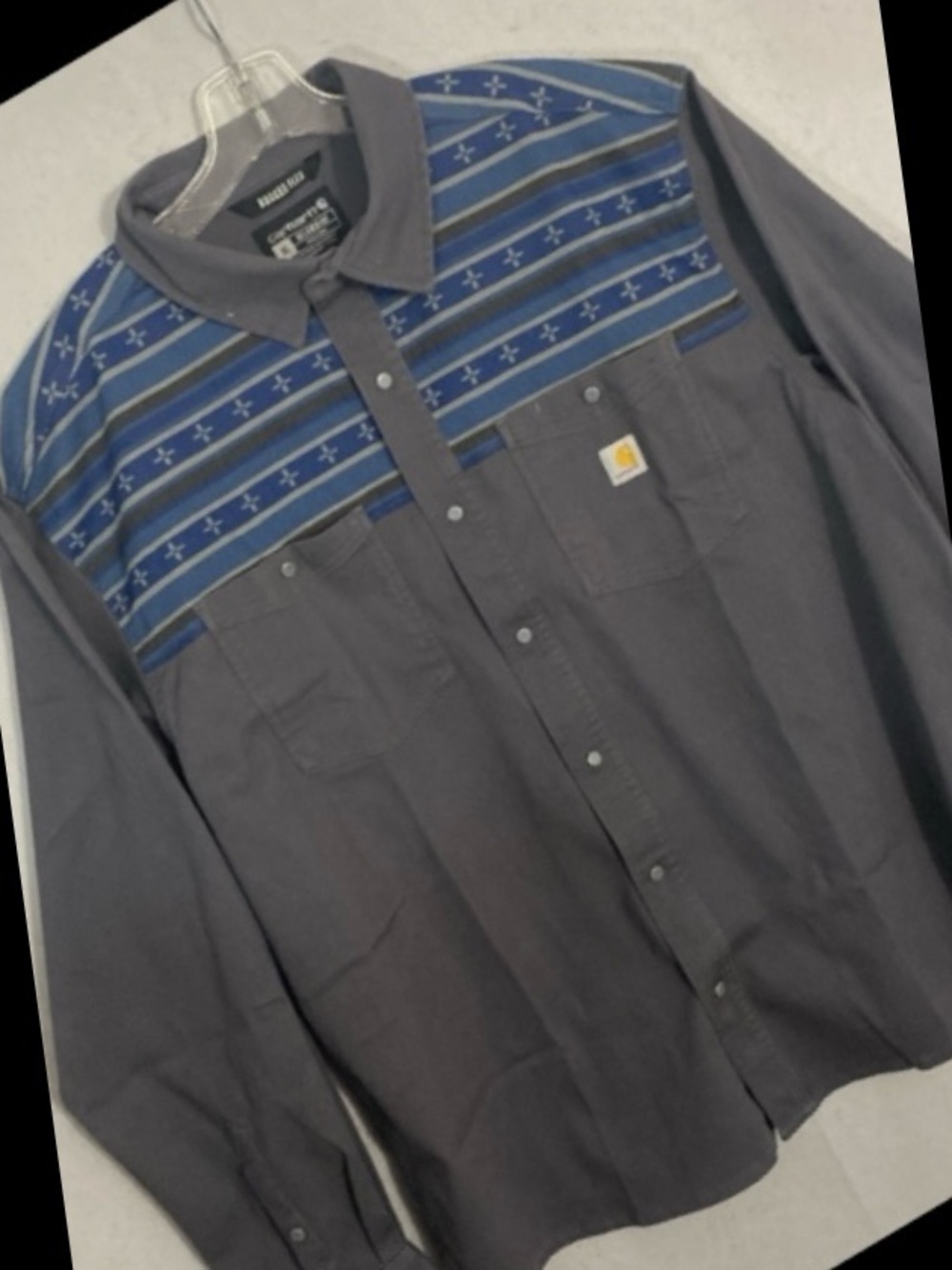 Carhartt Men's XL Montana Rugged Flex Relaxed Fit Corduroy Long-Sleeve Shirt